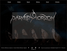 Tablet Screenshot of darkesthorizon.com